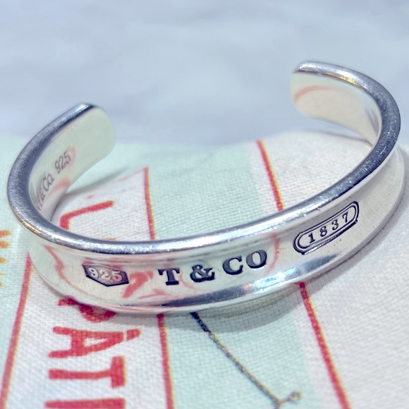 **Gift Alert** Tiffany & Co. 1837 Collection cuff bracelet *Authentic Vintage* - Picture 2 of 8